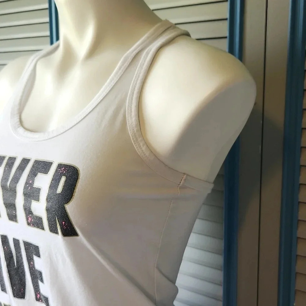 Danakin White Racer Back Tank Top - Picture 7 of 11